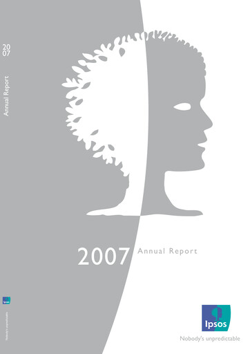 Thumbnail Ipsos Annual Report 2007