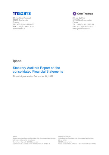 Thumbnail Ipsos Financial Statement 2022
