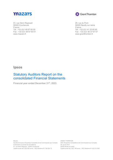 Thumbnail Ipsos Financial Statement 2023