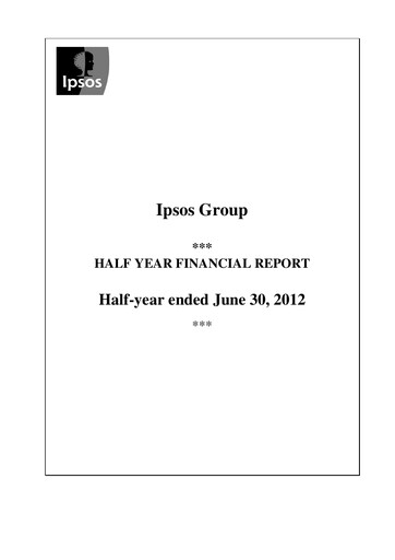 Thumbnail Ipsos Half-year Report 2012-h1