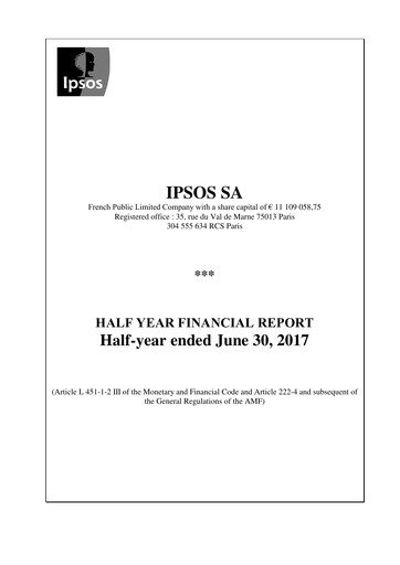 Thumbnail Ipsos Half-year Report 2017-h1