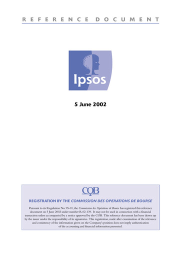 Vorschaubild Ipsos Universelles Registrierungsdokument 2001