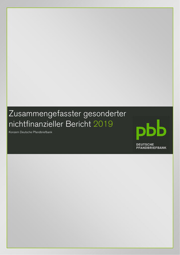 Thumbnail Deutsche Pfandbriefbank ESG Report 2019