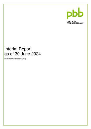 Miniature Deutsche Pfandbriefbank Rapport semestriel 2024-h1