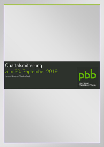 Thumbnail Deutsche Pfandbriefbank Quarterly Report 2019-q3