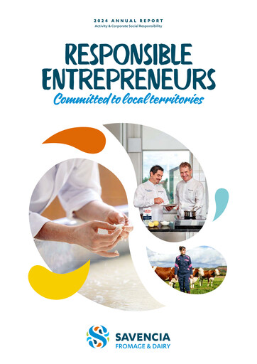 Thumbnail Savencia Fromage & Dairy Annual Report 2024