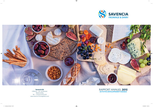 Thumbnail Savencia Fromage & Dairy Annual Report 2015