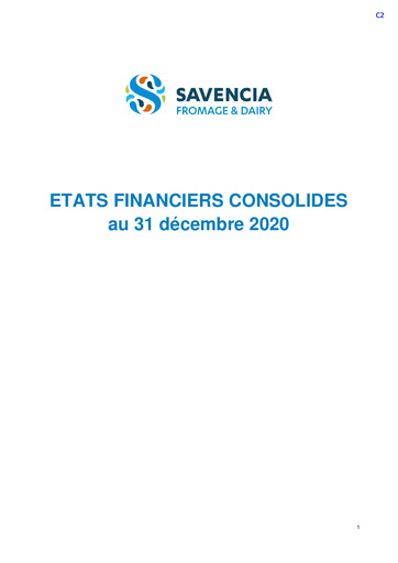 Vorschaubild Savencia Fromage & Dairy Finanzmitteilung 2020