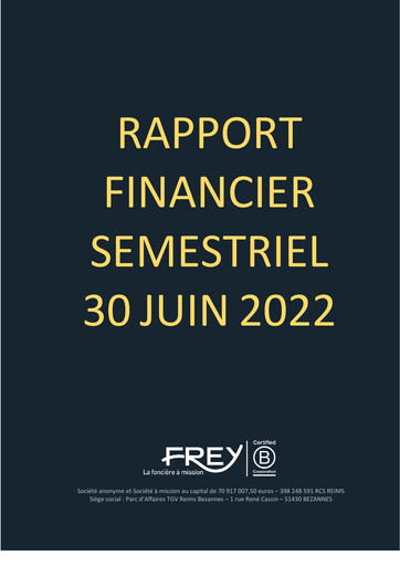 Thumbnail Frey SA Half-year Report 2022