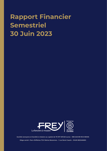 Thumbnail Frey SA Half-year Report 2023