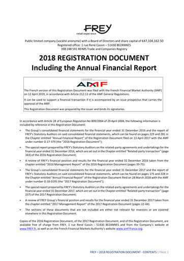 Thumbnail Frey SA Universal Registration Document 2018