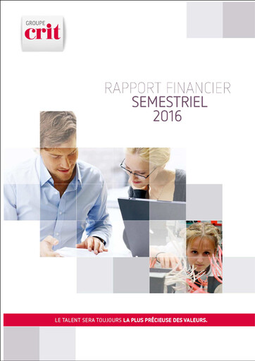 Thumbnail Groupe CRIT  Half-year Report 2016-h1