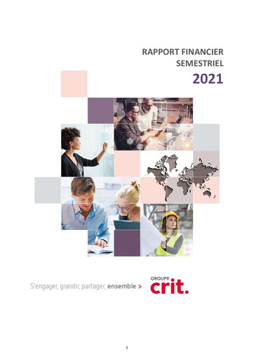 Thumbnail Groupe CRIT  Half-year Report 2021-h1