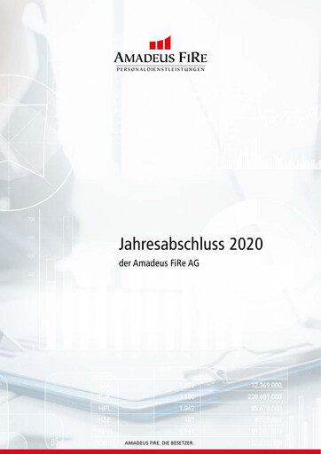 Thumbnail Amadeus Fire Financial Statement 2020
