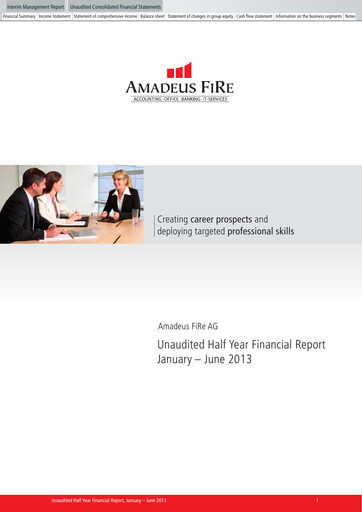 Thumbnail Amadeus Fire Half-year Report 2013-h1