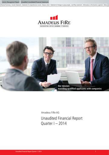 Thumbnail Amadeus Fire Quarterly Report 2014-q1