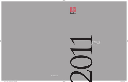 Miniature Lectra SA Rapport annuel 2011