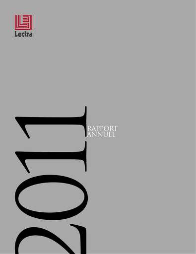 Thumbnail Lectra SA Annual Report 2011