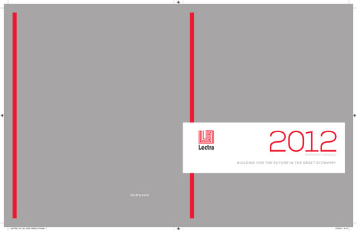 Thumbnail Lectra SA Annual Report 2012