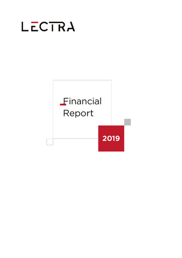Thumbnail Lectra SA Financial Report 2019