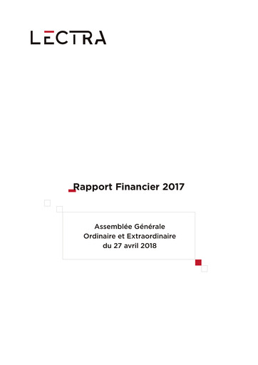 Vorschaubild Lectra SA Finanzbericht 2017