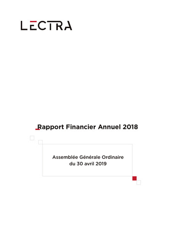 Vorschaubild Lectra SA Finanzbericht 2018