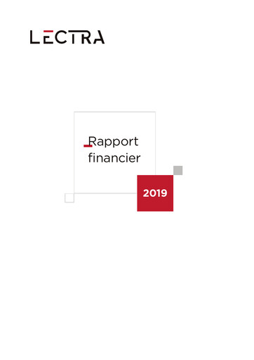 Thumbnail Lectra SA Financial Report 2019