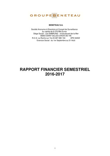Vorschaubild Bénéteau Halbjahresbericht 2016-2017-h1