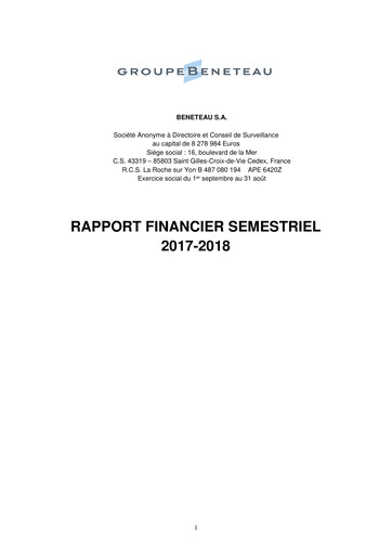 Vorschaubild Bénéteau Halbjahresbericht 2017-2018-h1