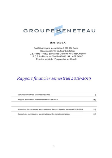 Vorschaubild Bénéteau Halbjahresbericht 2018-2019-h1