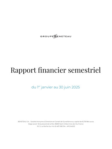 Vorschaubild Bénéteau Halbjahresbericht 2025-h1