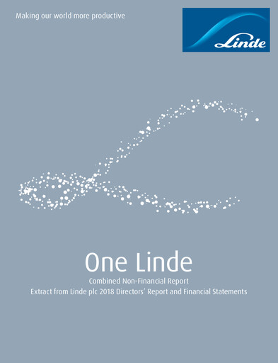 Thumbnail Linde Sustainability Report 2018