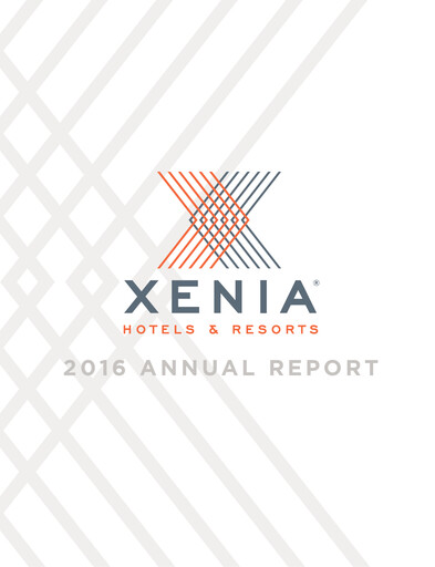 Thumbnail Xenia Hotels & Resorts

 Annual Report 2016