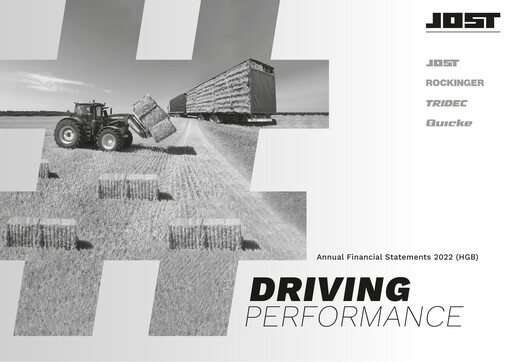 Miniature JOST Werke SE Bilan financier 2022