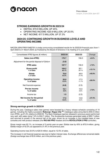 Vorschaubild Nacon Finanzbericht 2023-2024