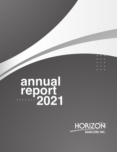 Miniature Horizon Bancorp Rapport annuel 2021