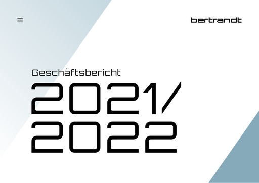 Thumbnail Bertrandt Annual Report 2021-2022