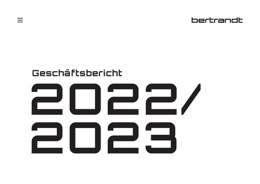 Thumbnail Bertrandt Annual Report 2022-2023