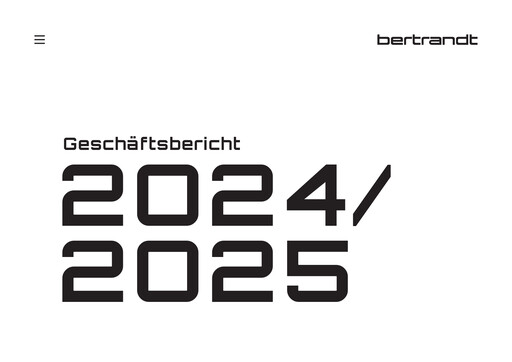 Thumbnail Bertrandt Annual Report 2024-2025