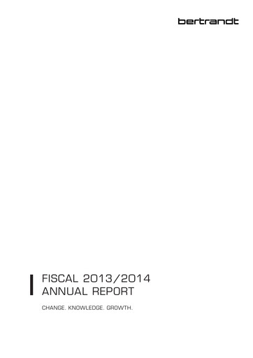 Thumbnail Bertrandt Annual Report 2013-2014