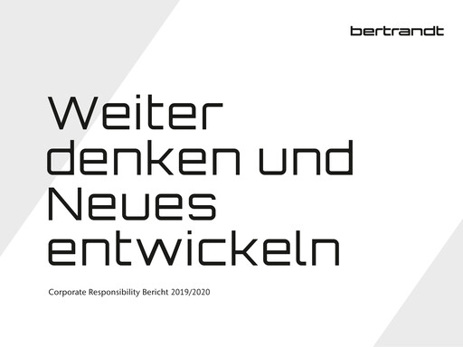 Thumbnail Bertrandt Sustainability Report 2019-2020