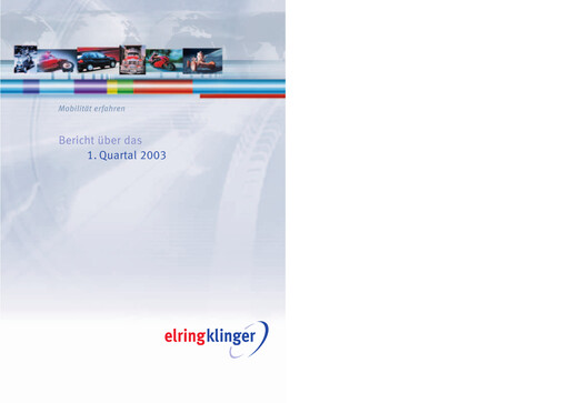 Thumbnail ElringKlinger Quarterly Report 2003-q1