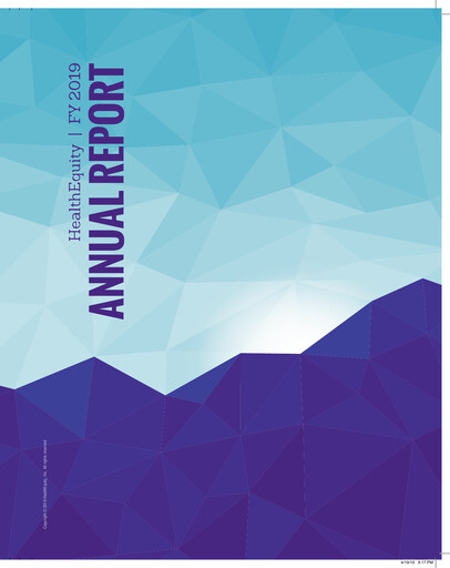 Vorschaubild HealthEquity Jahresbericht 2019