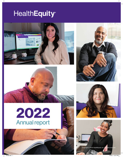 Vorschaubild HealthEquity Jahresbericht 2022
