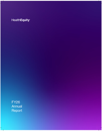 Vorschaubild HealthEquity Jahresbericht 2026