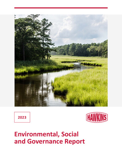 Thumbnail Hawkins ESG Report 2023