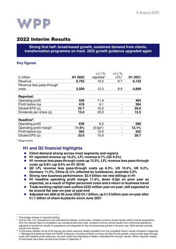 Thumbnail WPP Half-year Report 2022