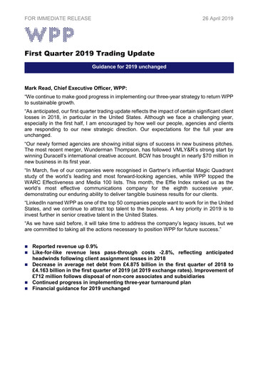 Thumbnail WPP Quarterly Report 2019-q1