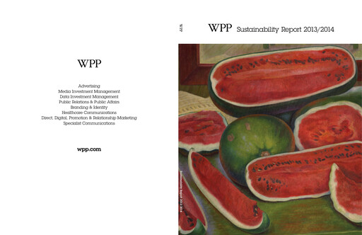 Thumbnail WPP Sustainability Report 2013-2014
