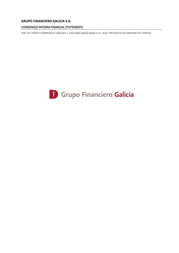 Thumbnail Galicia Financial Group Financial Statement 2018-q1